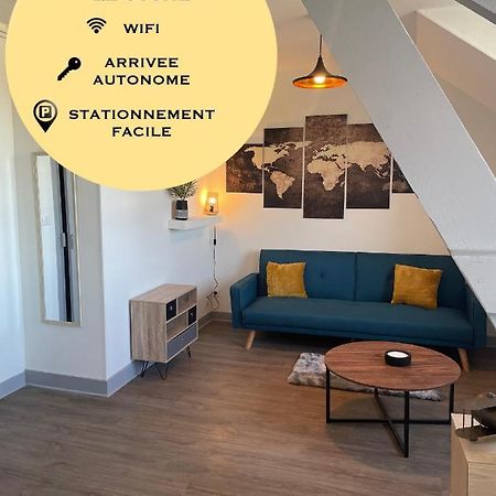 T2 4 Pers Face Gare Sncf Appart Hotel Le Cygne 6 博格斯 外观 照片